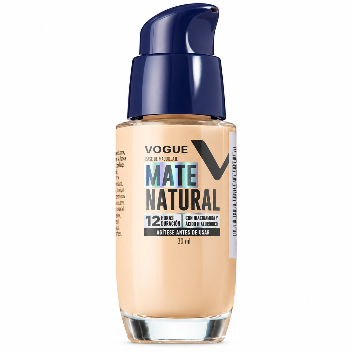 Base Liquida Mate Natural Crema Vogue