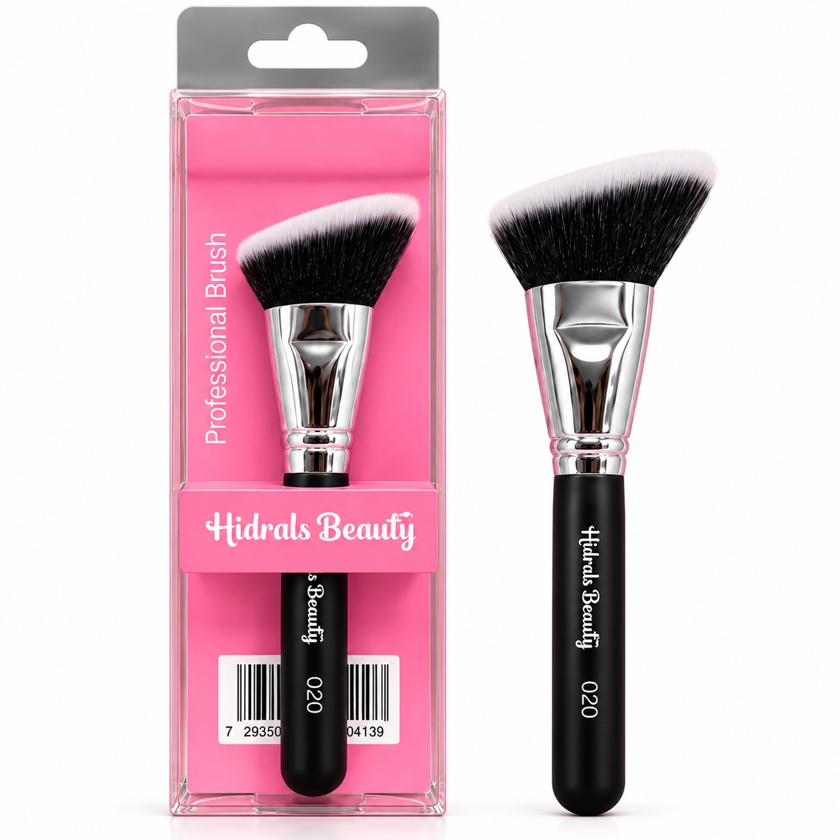Brocha Para Contorno Plana Colección Hidrals Alma Beauty