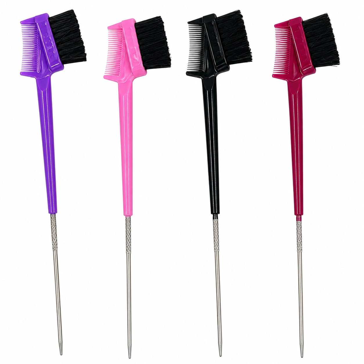 Cepillo Para Cabello Pulidor Pequeño Colaraton Metalico