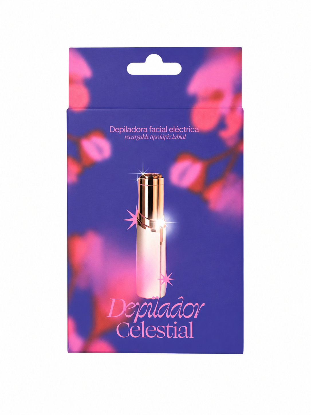 Depilador Facial Eléctrico Portátil Pantera Celeste