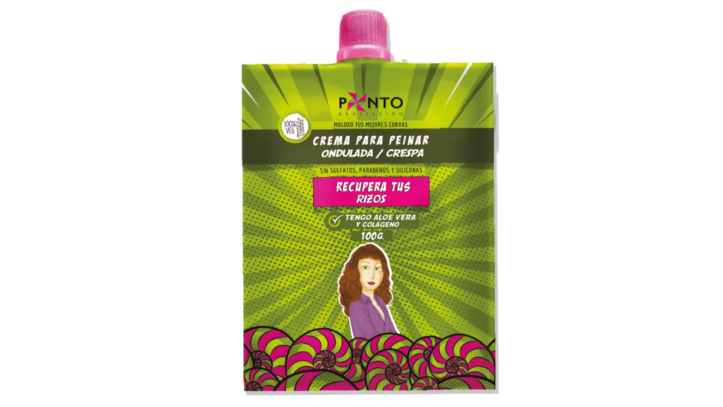 Sachet Crema Peinar Ondulada / Crespa 100g Ponto