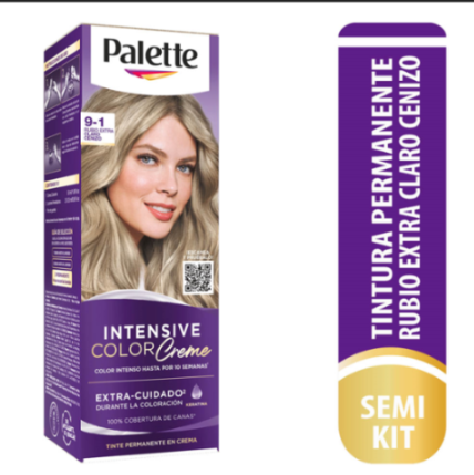ICC SemiKit 9-1 Rubio Extra Claro Cenizo Palette