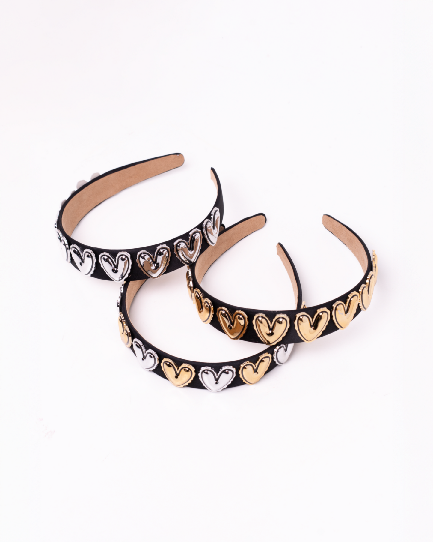 Diadema Glam Corazones Importados