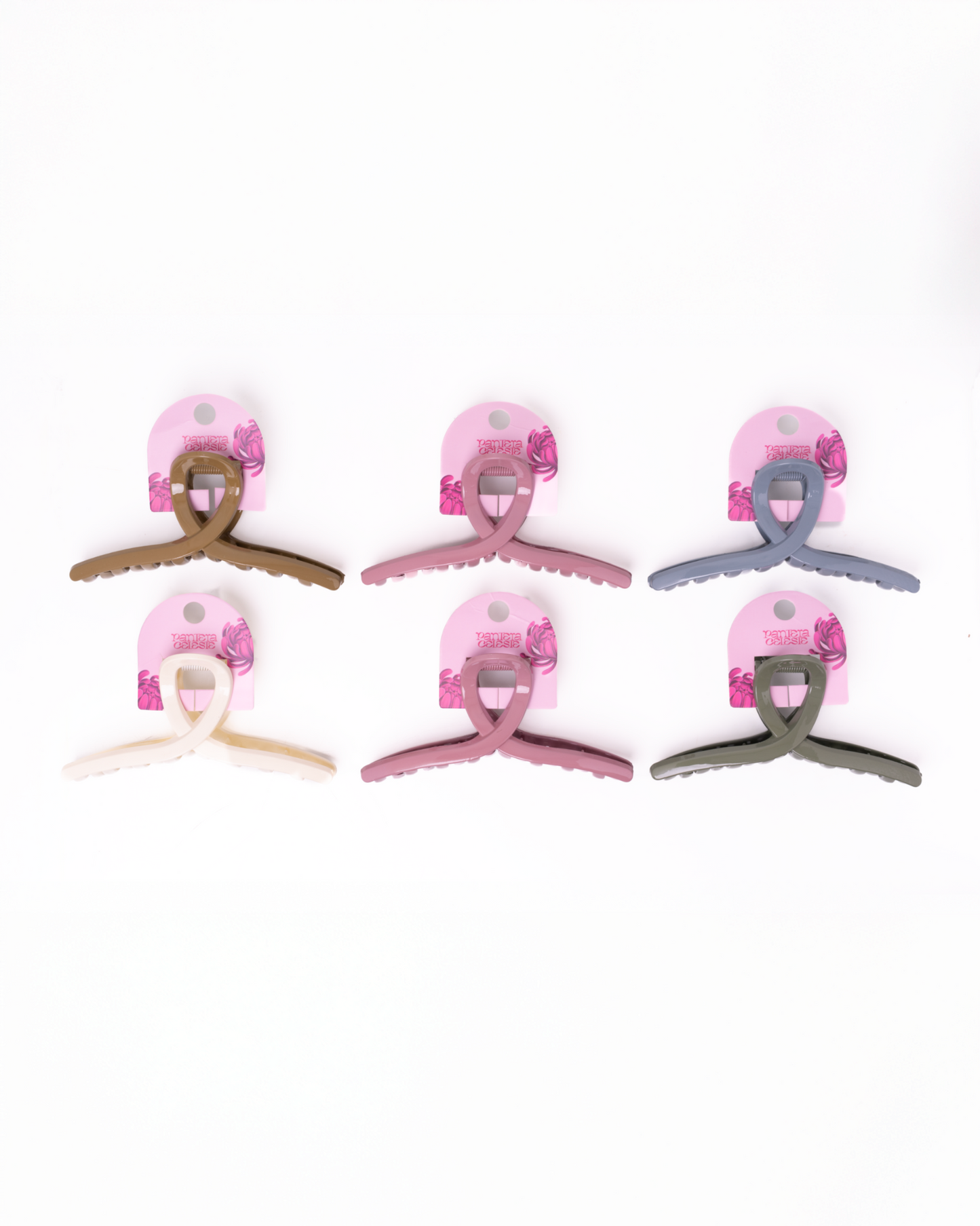 Pinzas Para El Cabello Tipo Lazo Pantera Celeste