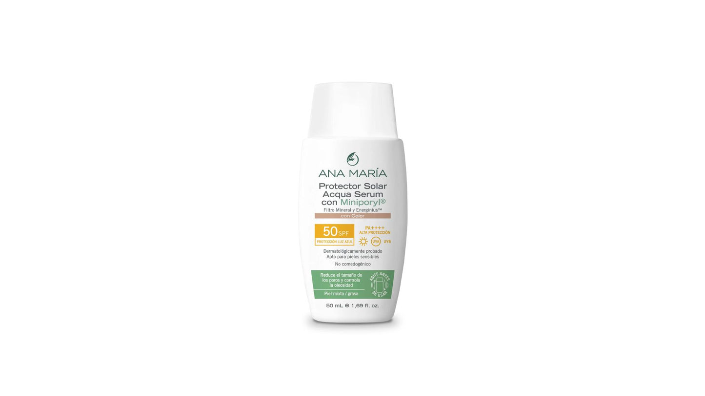 Protector Sol Acqua Serum Miniporyl Con Color X 50G Ana Maria