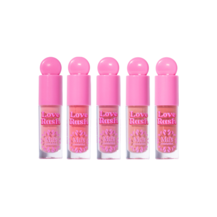 Set De Rubores Liquidos X 5 Love Rush MIIS COSMETICS