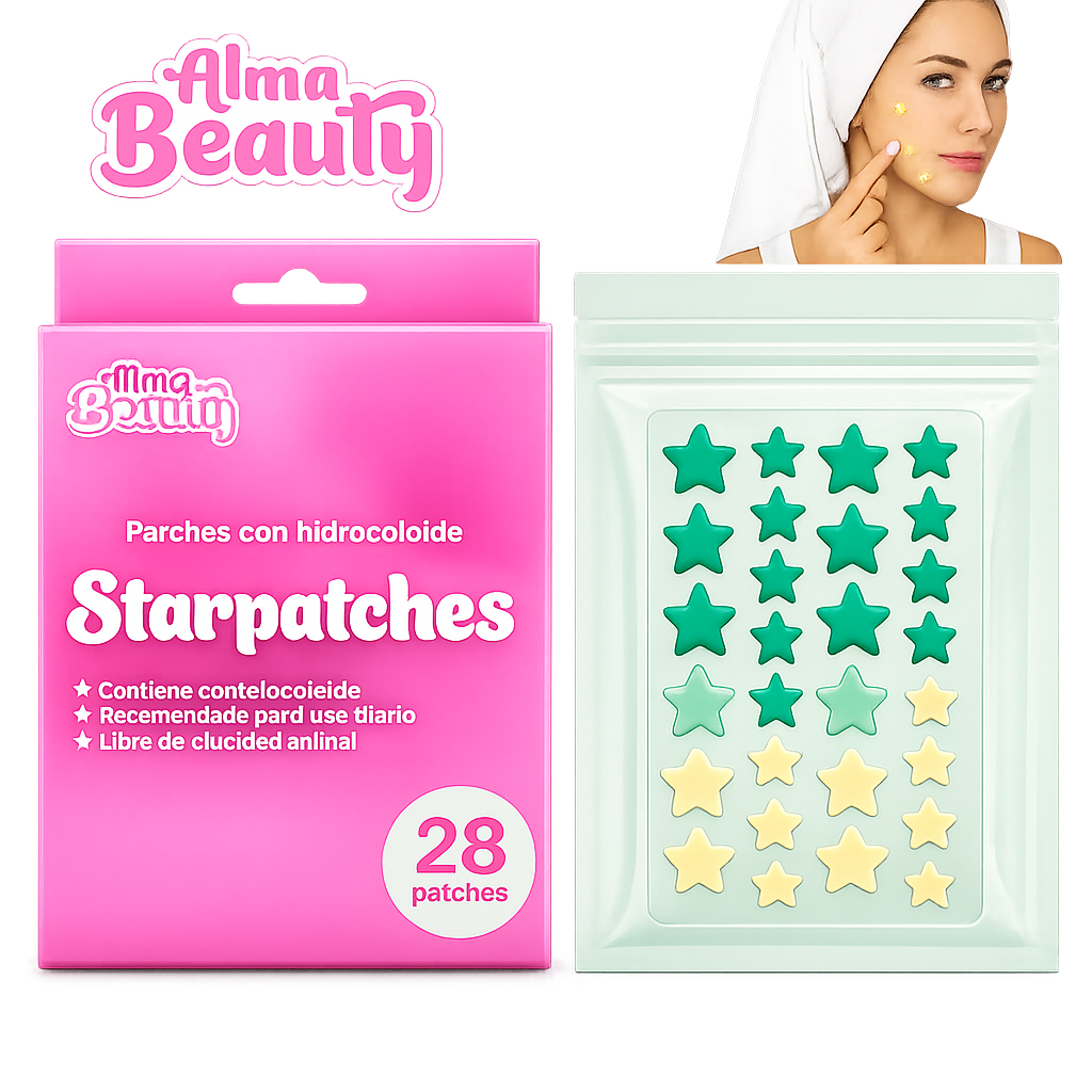 Parche Para Acné Starpatches Con Hidrocoloide Alma Beauty