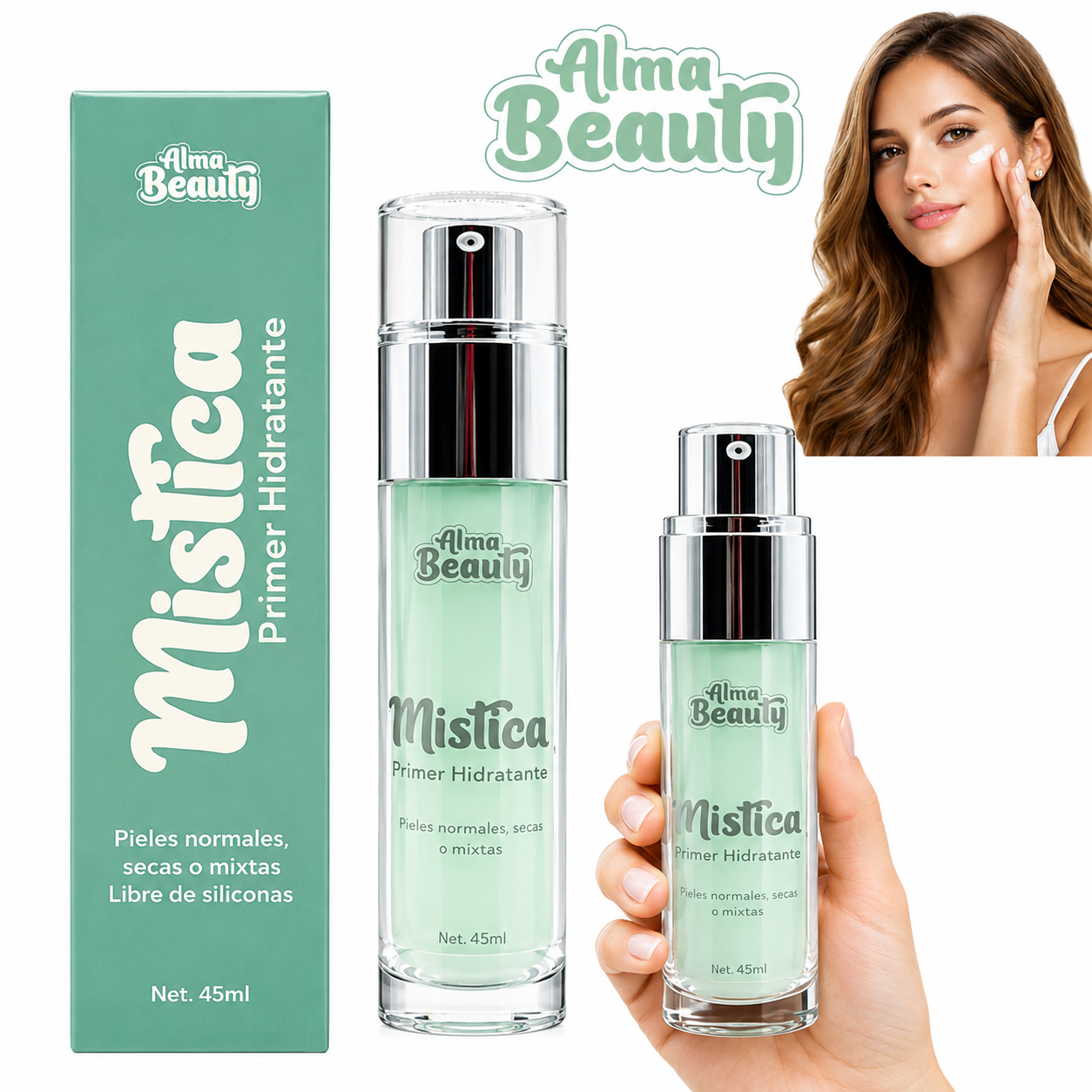 Primer Hidratante Pieles Mixtas Mística Alma Beauty