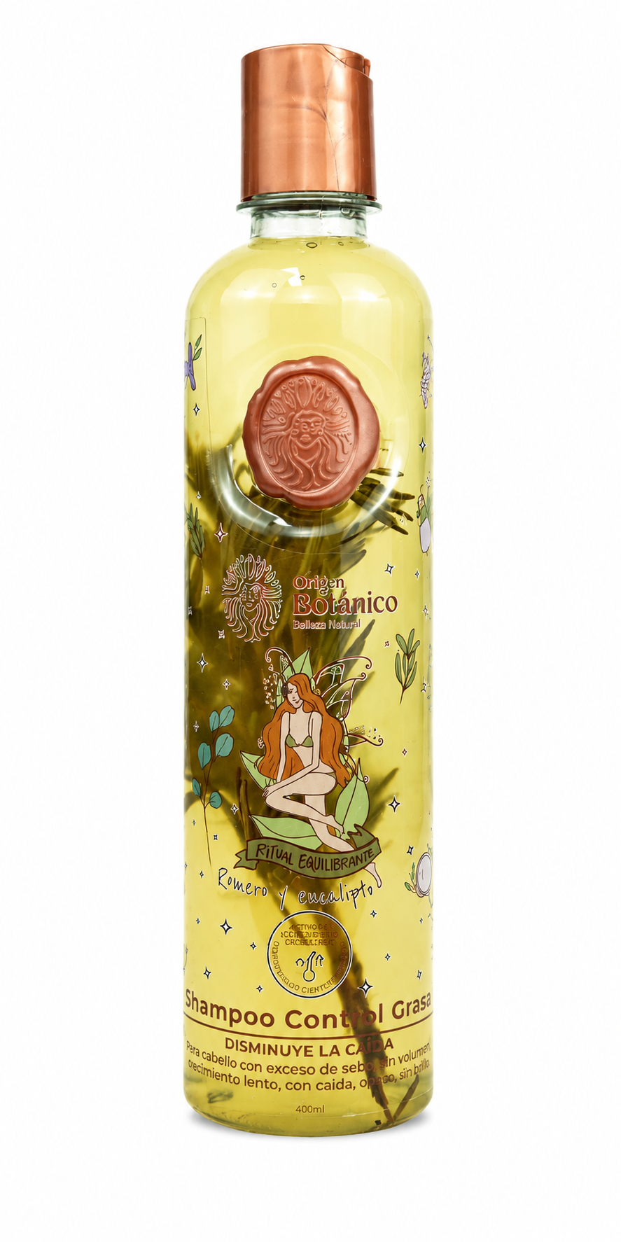 Shampoo De Romero Control Grasa Ritual Botánico
