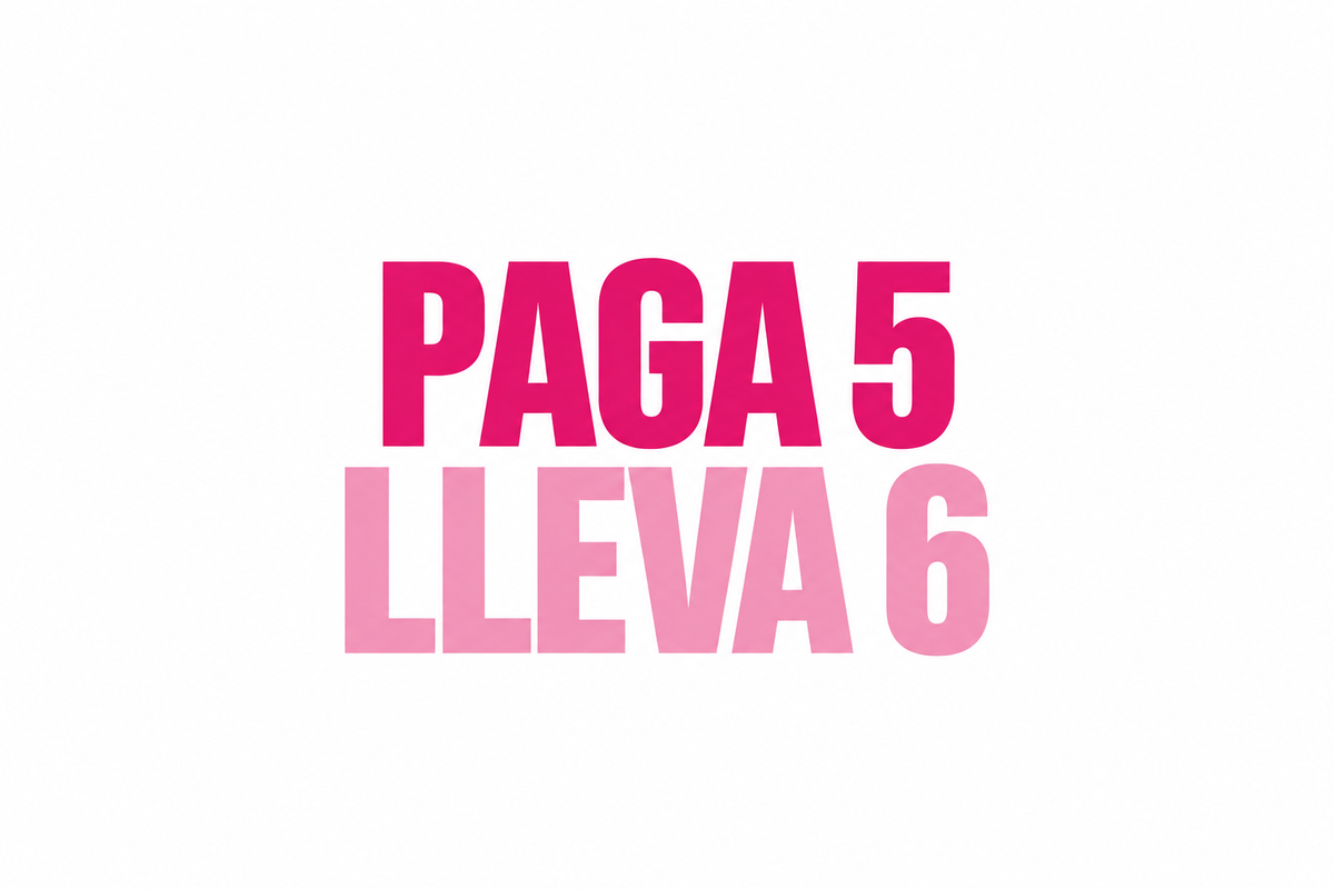Paga 5 Llleva 6