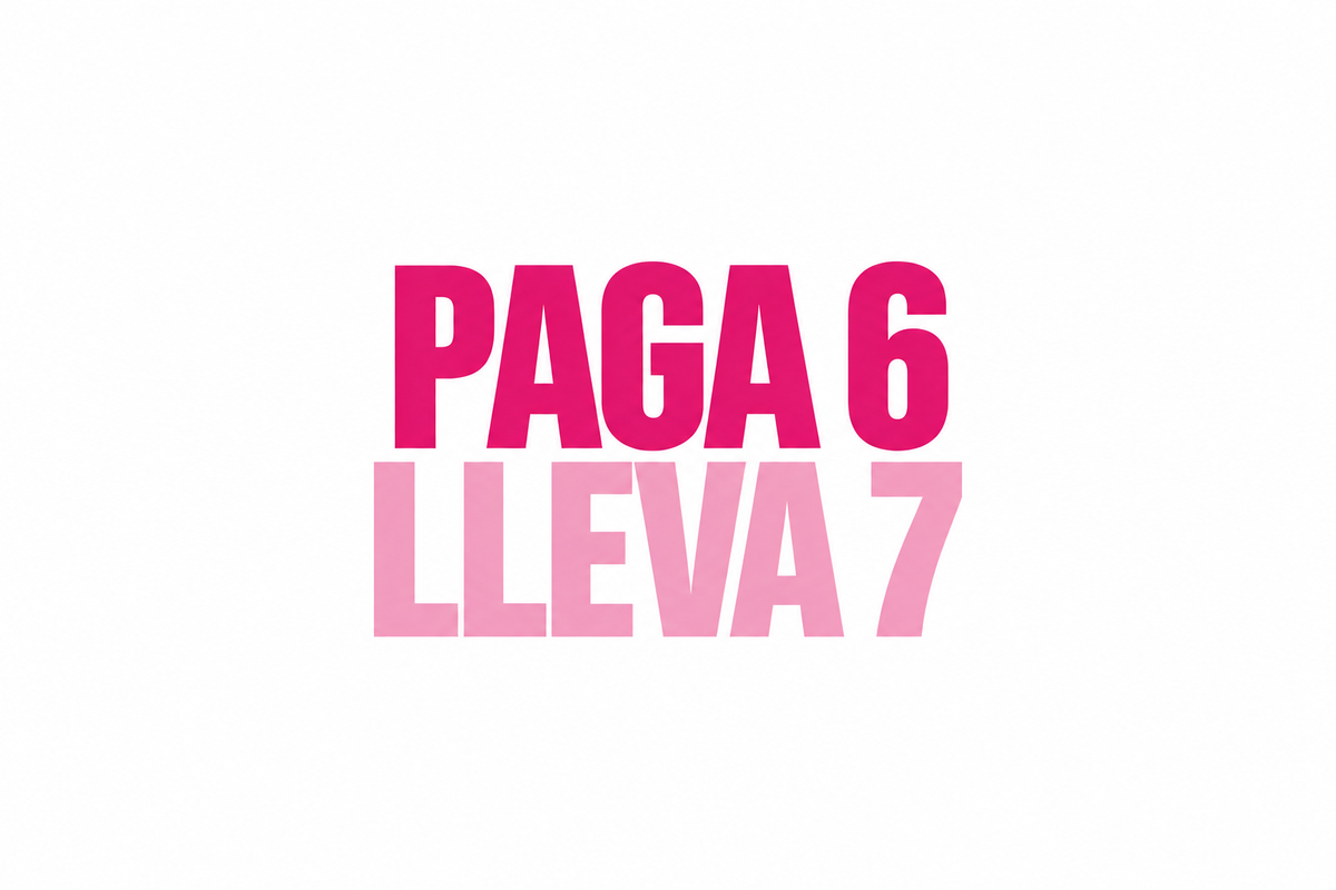 Paga 6 Lleva 7