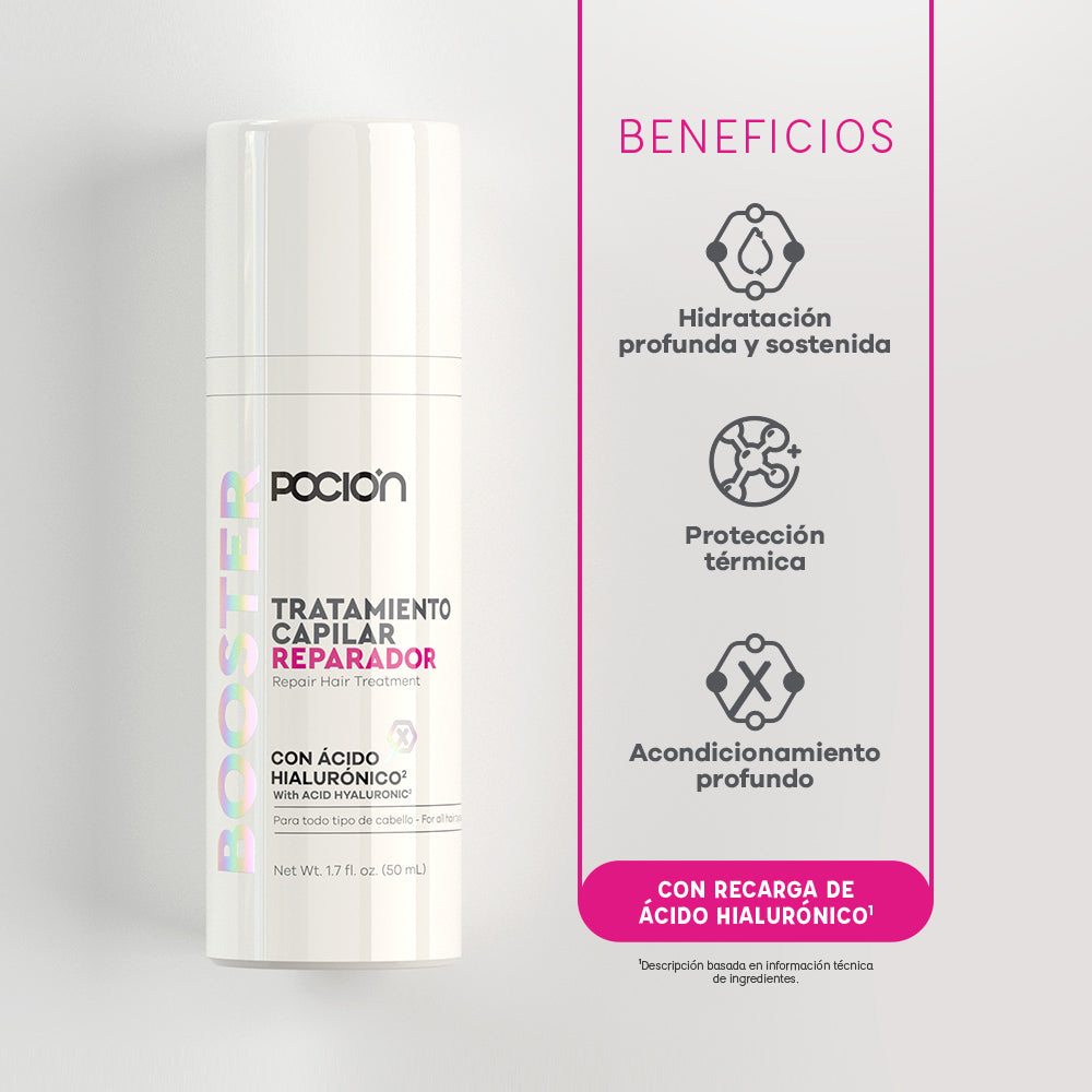 Booster Tratamiento Capilar Con Ácido Hialurónico POCION