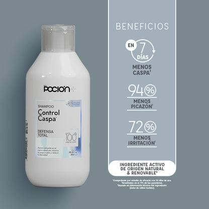 Shampoo Control Caspa (450 Ml) POCION