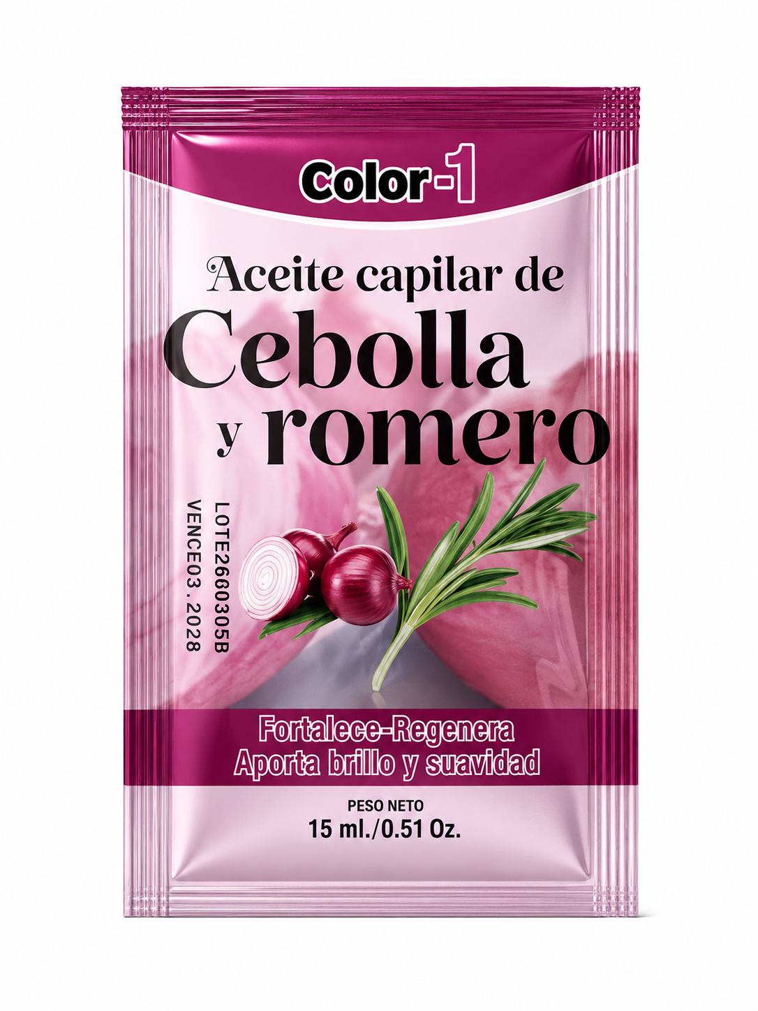 Aceite Capilar De Cebolla Y Romero Color 1 Sachet