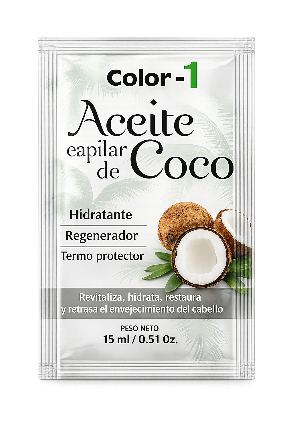 Aceite Capilar De Coco Color 1 Sachet