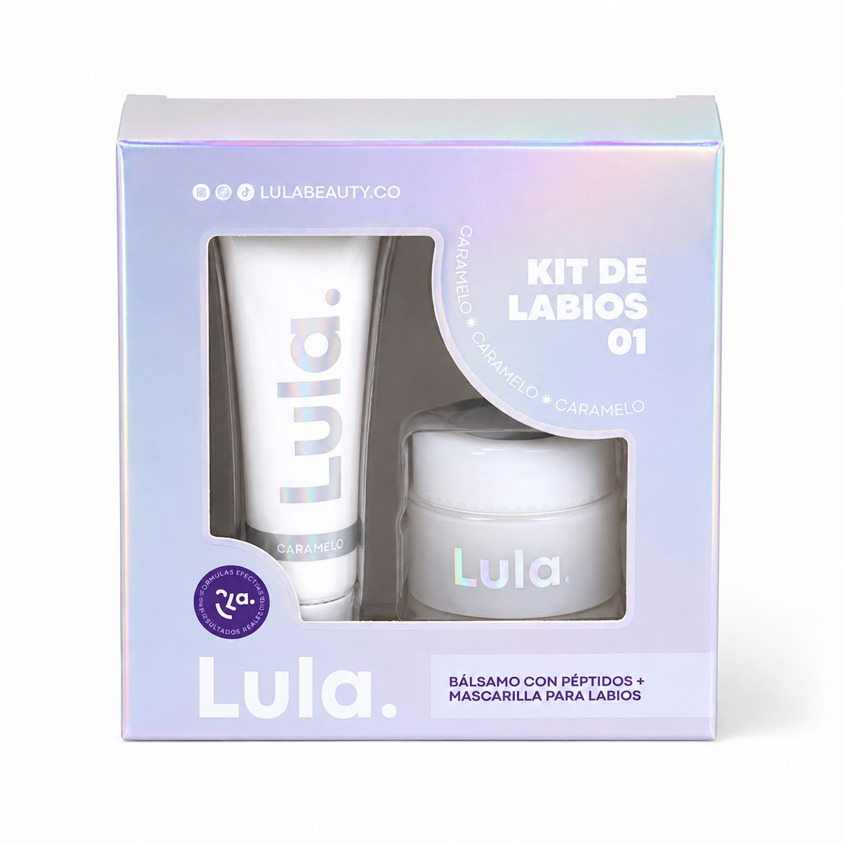 Balsamo Con Peptidos+Mascarilla Tono 01 Caramelo Lula