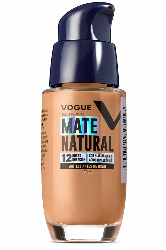 Base Liquida Mate Natural Canela Vogue