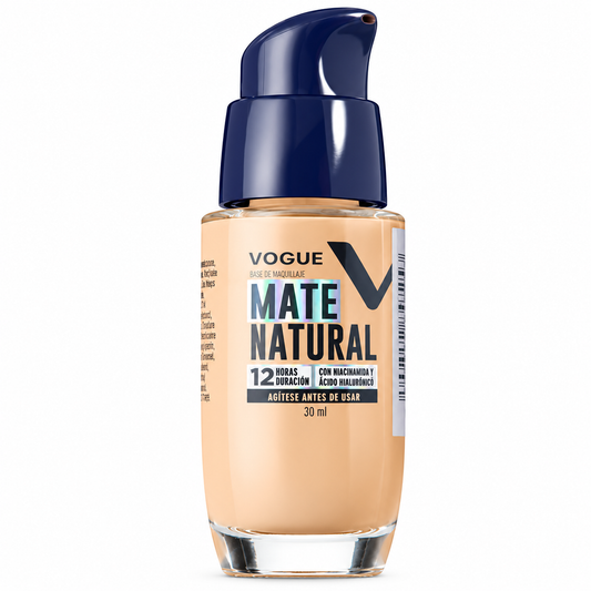 Base Liquida Mate Natural Petalo Vogue