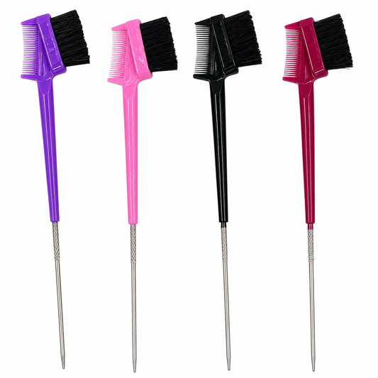 Cepillo Para Cabello Pulidor Pequeño Colaraton Metalico