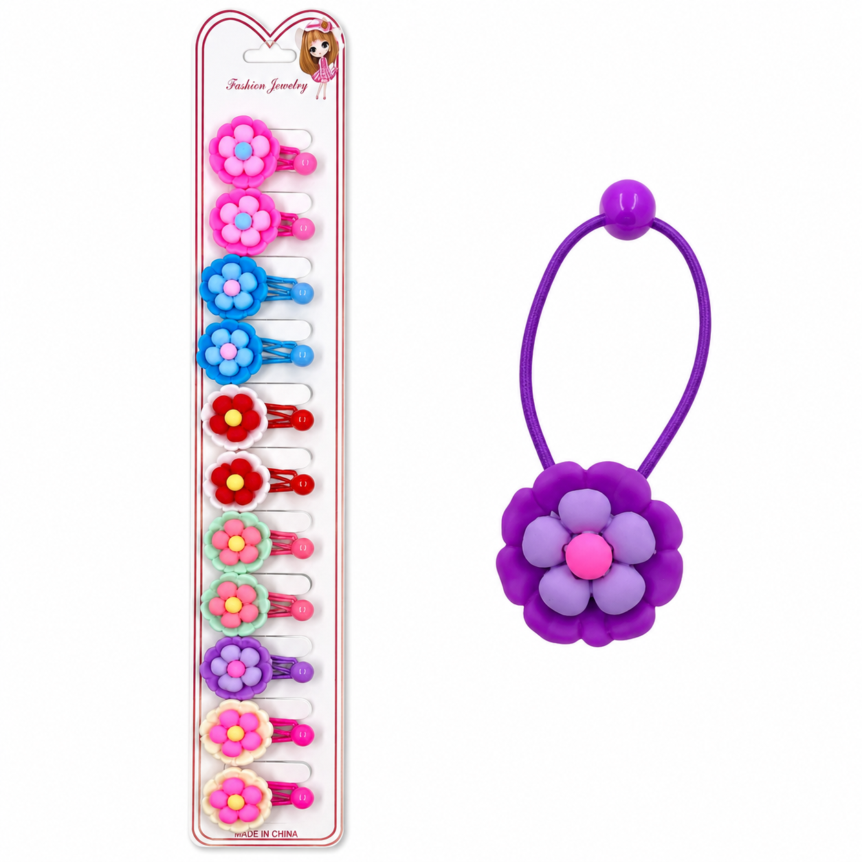 Colero Flor Colores Surtidos X6 Pares