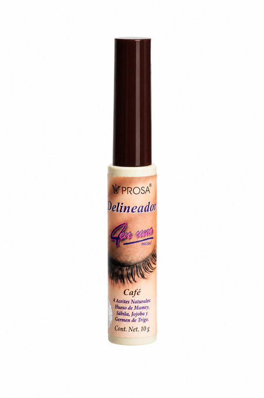 Delineador Pincel Café 4 en 1 Prosa