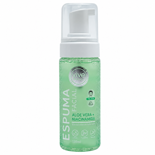 Espuma Facial Aloe+Niacinamida 150 Ml Vive Beauty