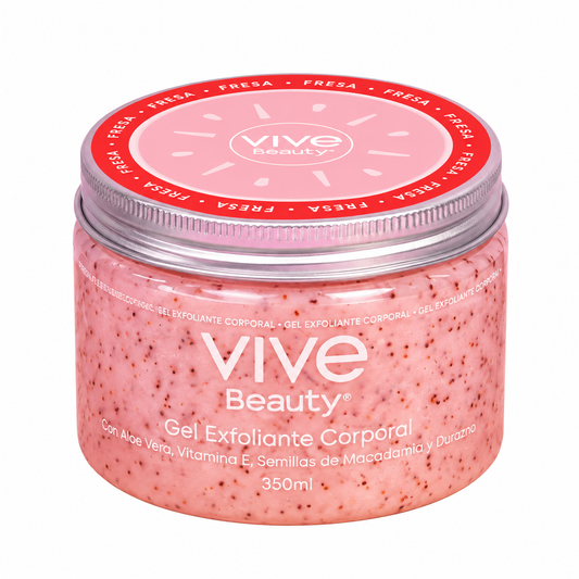 Exfoliante Corporal Fresa 350 Ml Vive Beauty