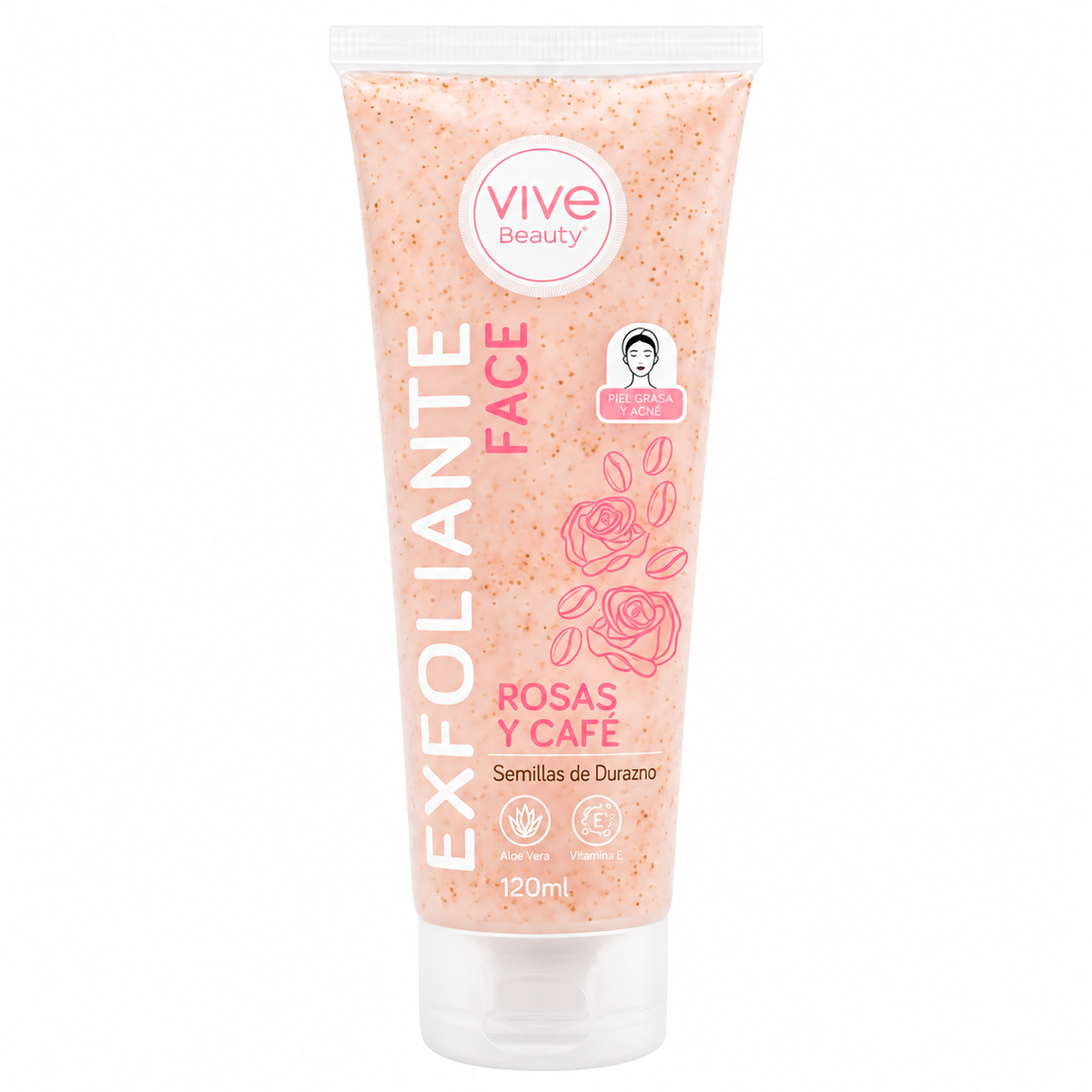 Exfoliante Facial Rosas 120Ml Vive Beauty