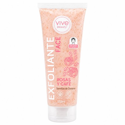 Exfoliante Facial Rosas 120Ml Vive Beauty