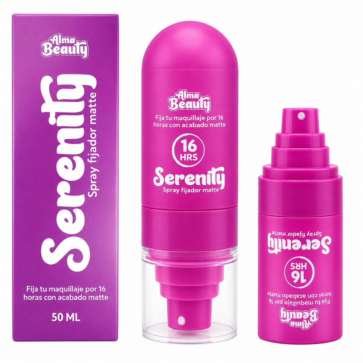 Fijador De Maquillaje Matte Serenity 50Ml Alma Beauty
