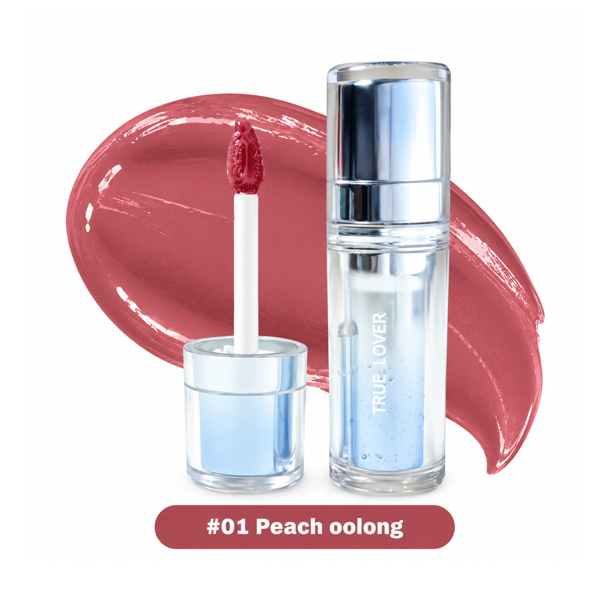 Ice Watery Lip Gloss #1 Peach Oolong True Lover