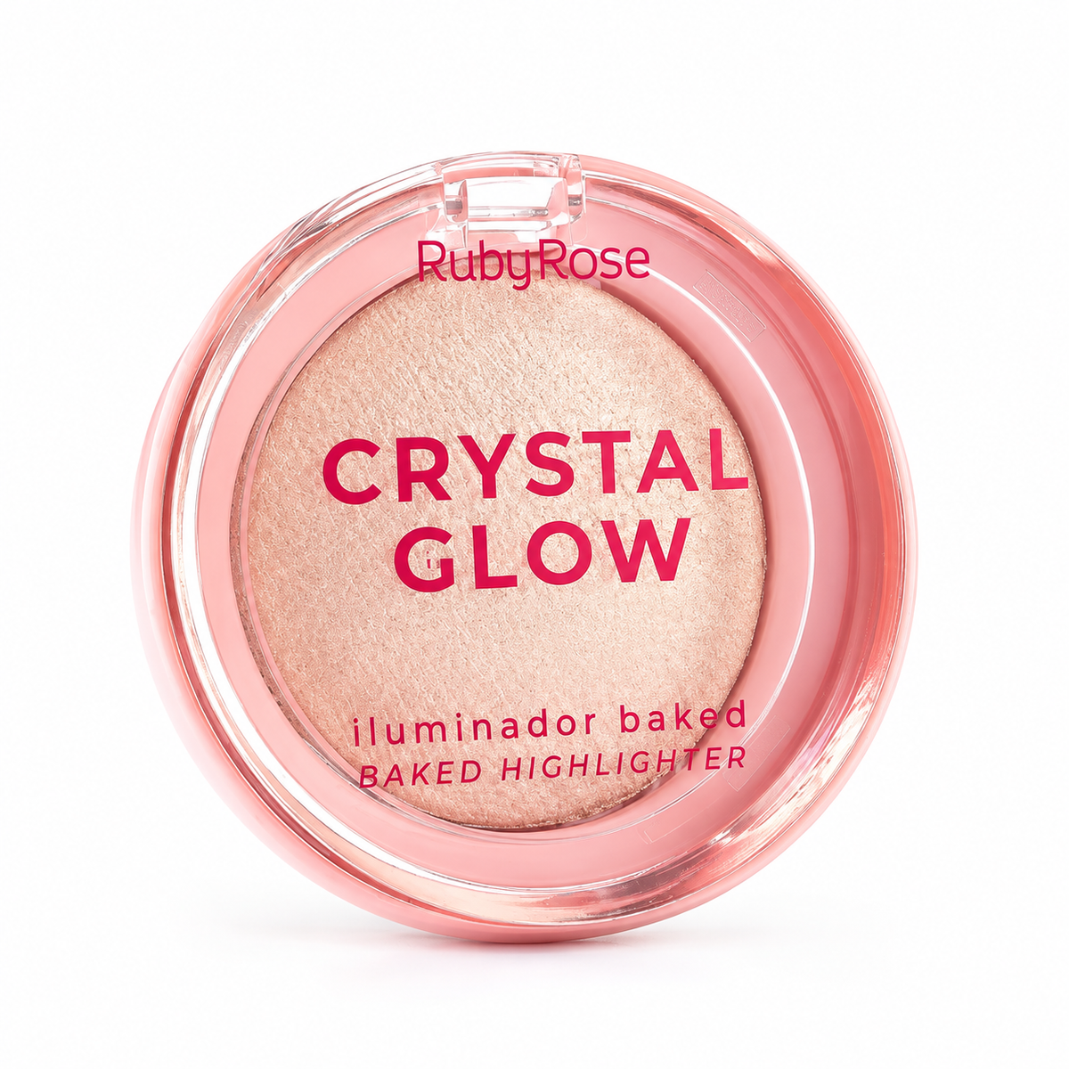 Iluminador Crystal Glow Compacto Cherry Red Ruby Rose