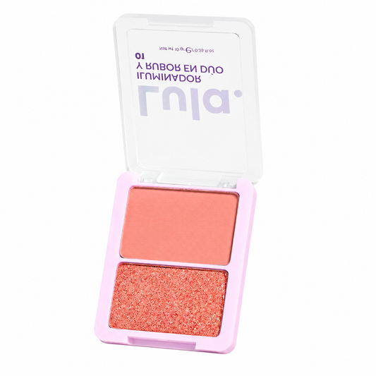 Iluminador y Rubor en Duo Tono 01 Lula