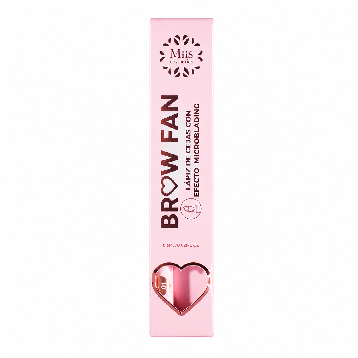 Lapiz De Cejas Efecto Microblandin Tono 1 Miis Cosmetics