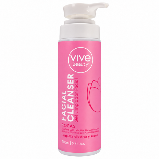 Limpiador Facial Rosas 200Ml Vive Beauty