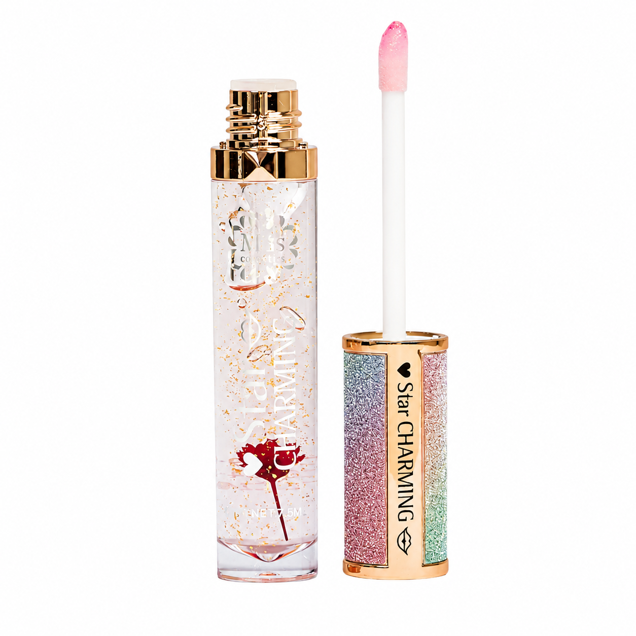 Lip Gloss Magico Flor Star Tono 2 Miis Cosmetics