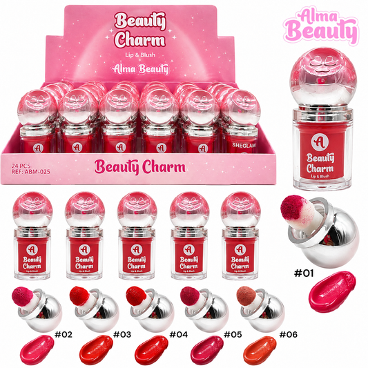 Set Lip & Blush Beauty Charm x6 Alma Beauty