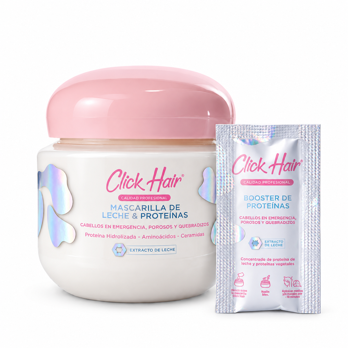 Mascarilla De Proteína 300ml Con Sachet 3G Click Hair