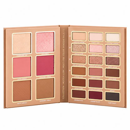 Multi - Use Color Shadow Palette Mocca Lush Atenea