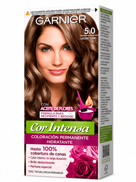 Nutrisse Color Intensa Castaño Claro 5.0 GARNIER