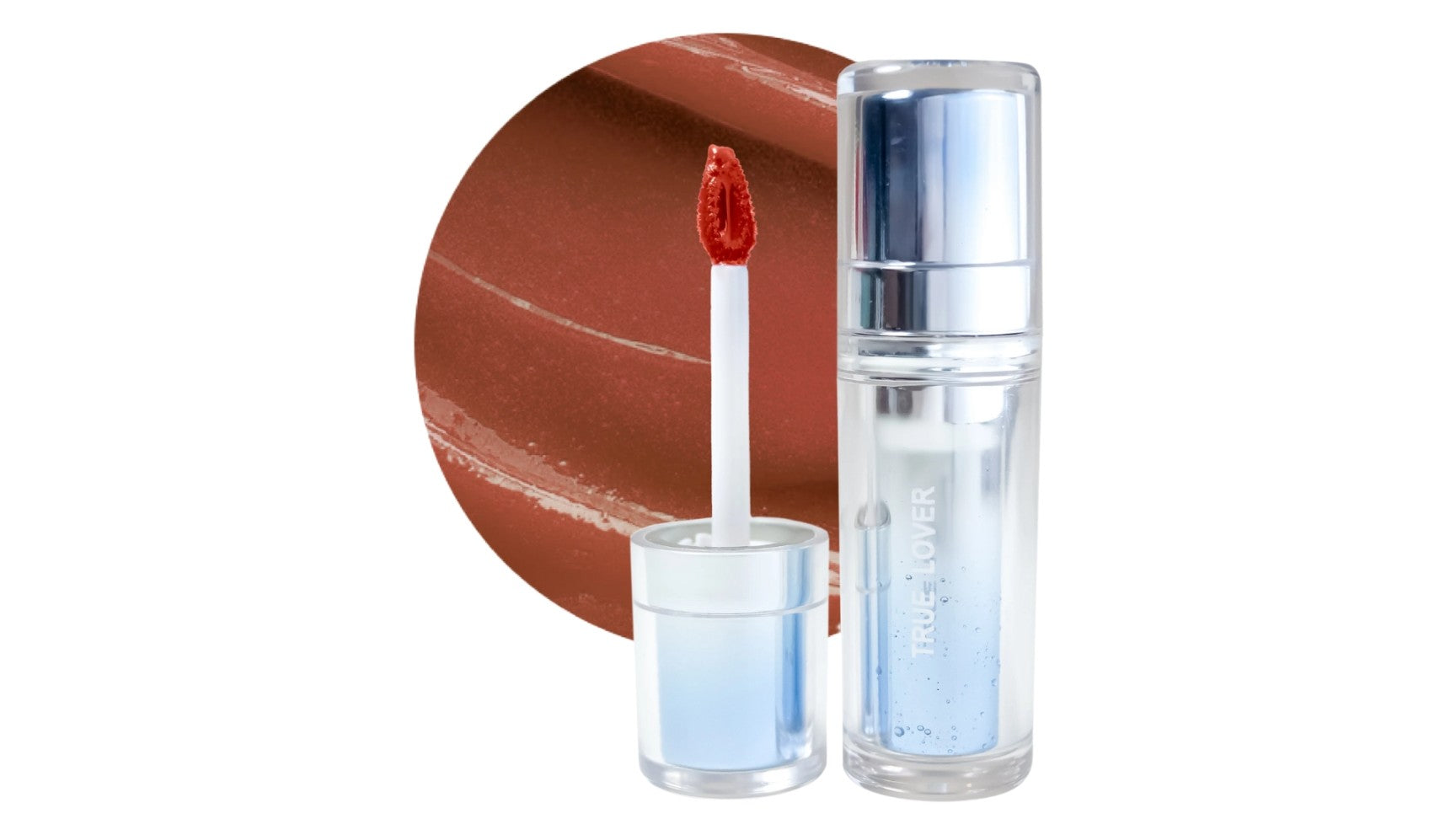 Ice Watery Lip Gloss #8 Orange Brown True Lover