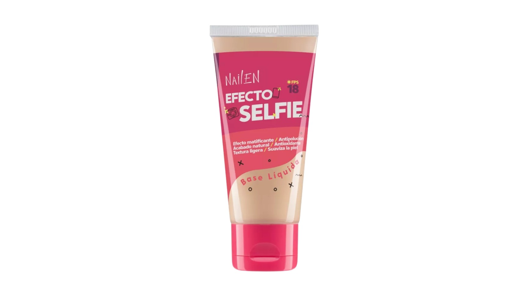 BASE LIQUIDA EFECTO SELFIE #3 Nailen