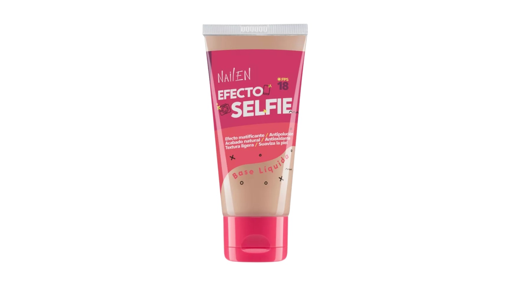 BASE LIQUIDA EFECTO SELFIE #4 Nailen