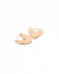 Aretes Fantasía Corazón Dorado Importados