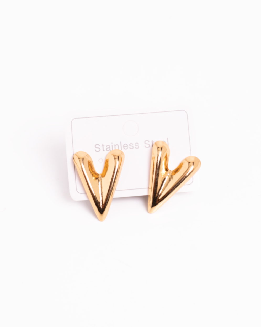 Aretes Fantasía Geométricos Dorados Importados