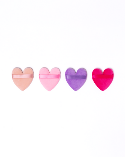 Esponja De Maquillaje En Forma De Corazón Pantera Celeste