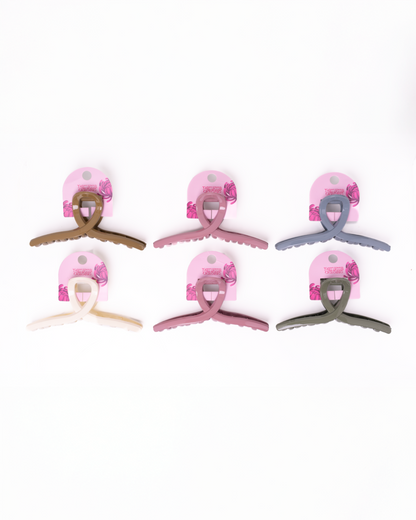Pinzas Para El Cabello Tipo Lazo Pantera Celeste