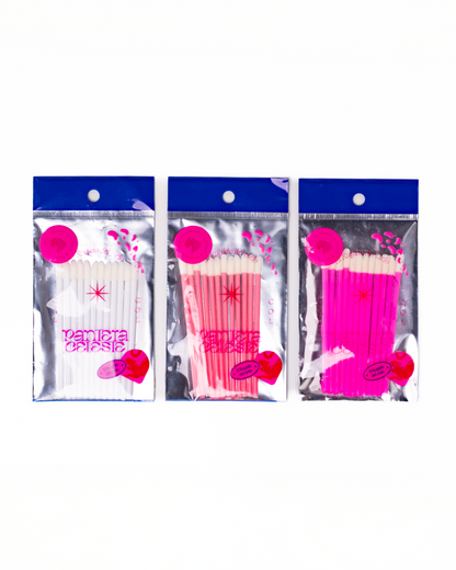 Set Aplicadores Maquillaje X 12 Unidades Pantera Celeste
