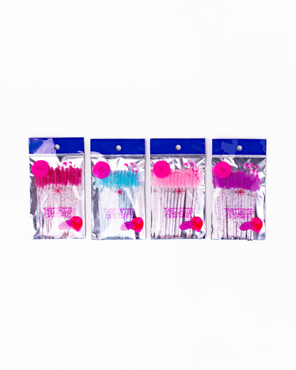Set Aplicadores Para Pestañas X10 Unidades Pantera Celeste