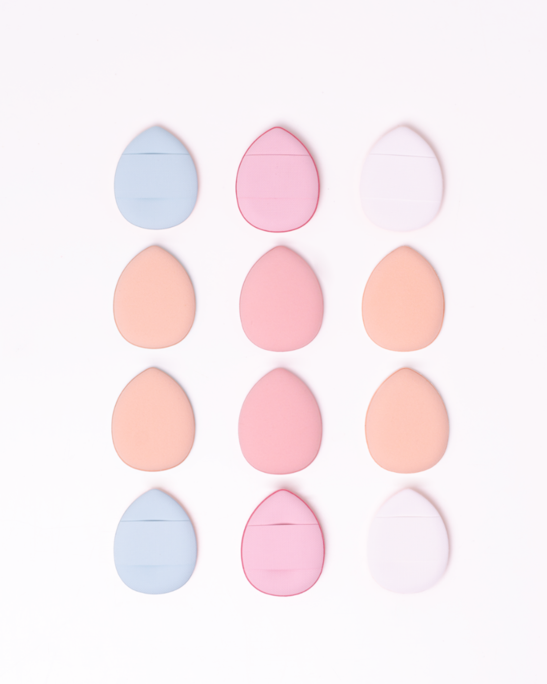 Set De Esponjas Maquillaje X 4 Unidades Pantera Celeste